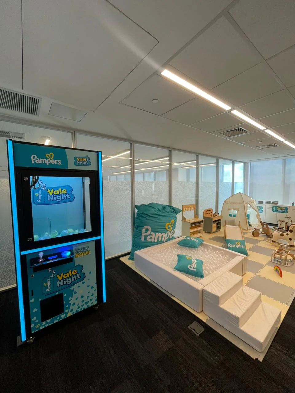 Máquina de Garra — projeto Pampers